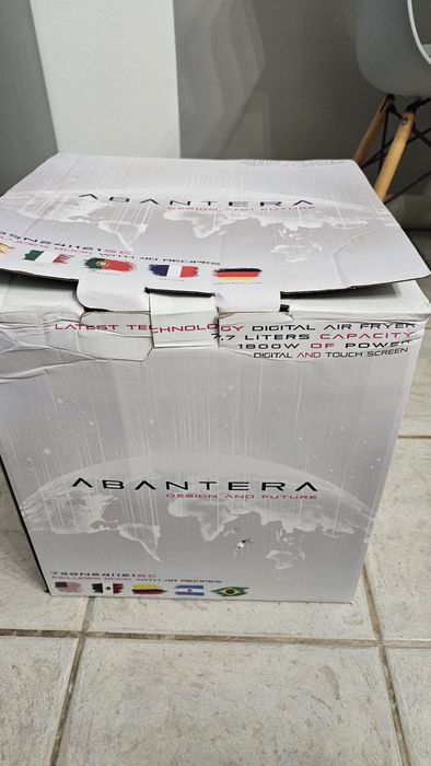 Airfryer Abantera, 1800W, 7,7 litros , como nova