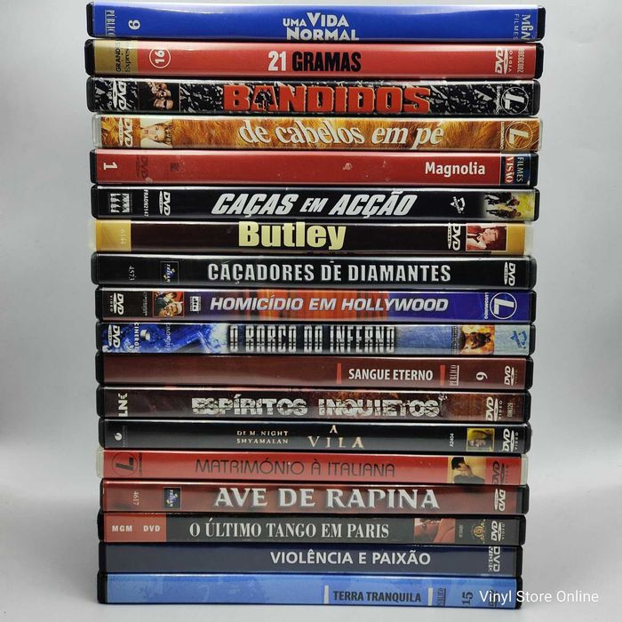 DVD 10/1 - Lote de 18 Filmes DVD's Diversos - Ref. VI