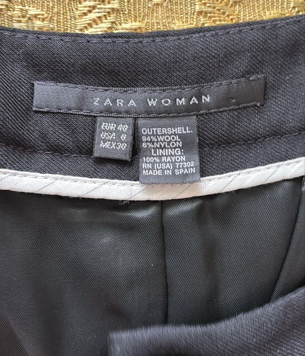Oportunidade: Saia de Lã Zara Woman (Made in Spain)