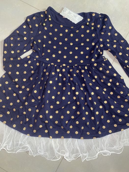Sukienka w grochy, r.116