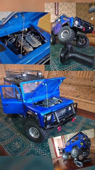 Машинка на радіокеруванні. Trophy. RC4WD 1/10 Land Rover Defender D90