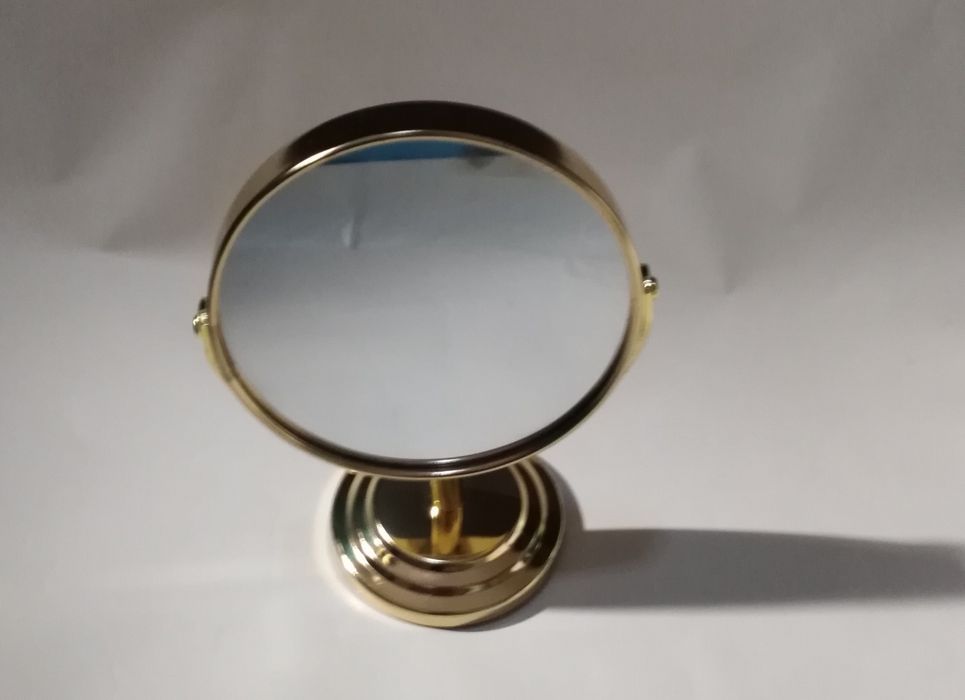 Conj suporte organizador de maquilhagem ou bijuteria + espelho duplo