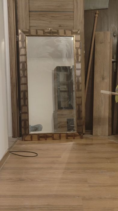 Piękne stare lustro z duszą  120x60