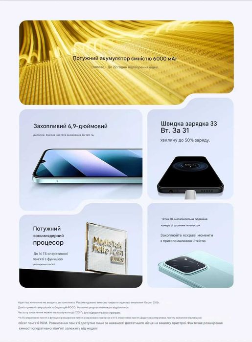 POCO C85 Global 6/128GB | Helio G81 | 6000 мАг | 50Мп | 33W | NFC