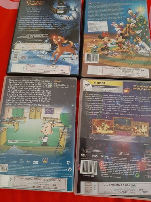 DVDs animação originais