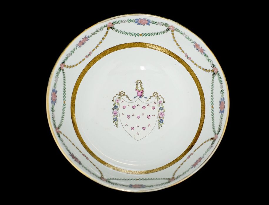 Grande taça antiga 24cm em porcelana Chinesa