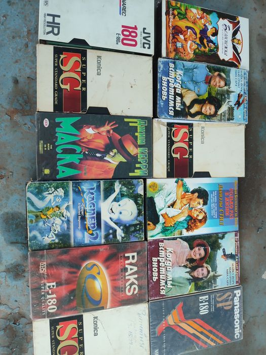 VHS / Panasonic / TDK / Konica / відеокасети / видеокассеты