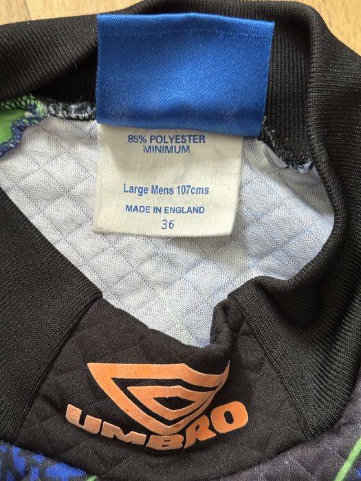 Ретро футболка Manchester United 1994/96 Goalkeeper Umbro Sharp