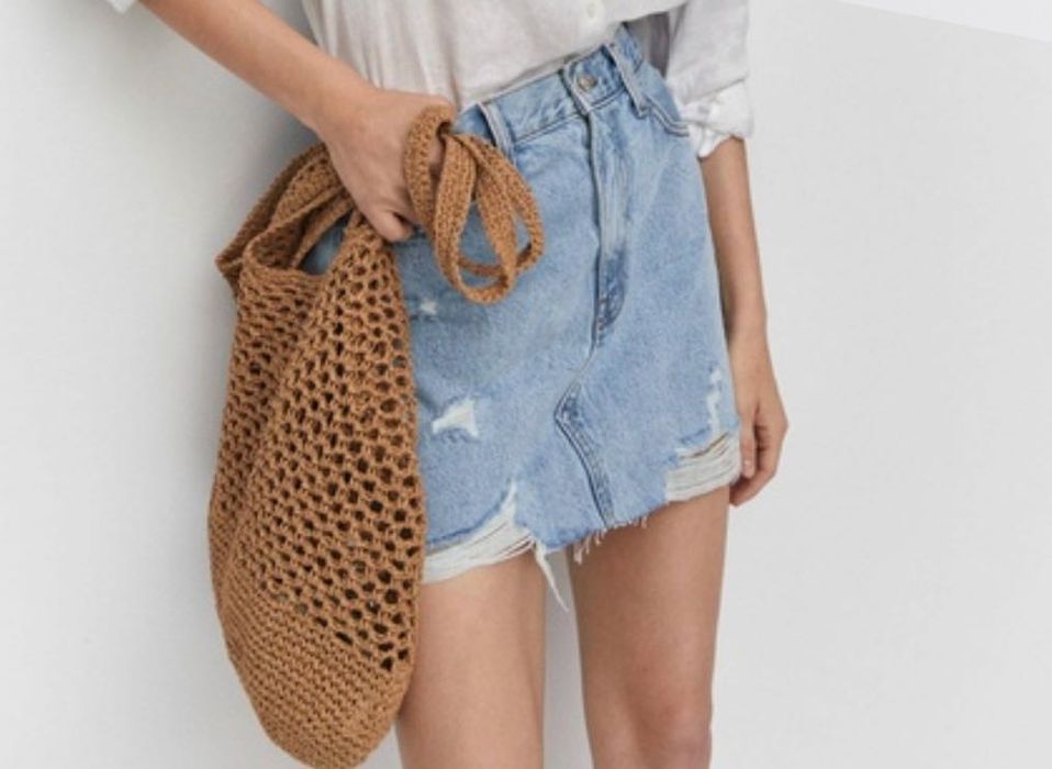 Джинсова спідниця Mango р.xs