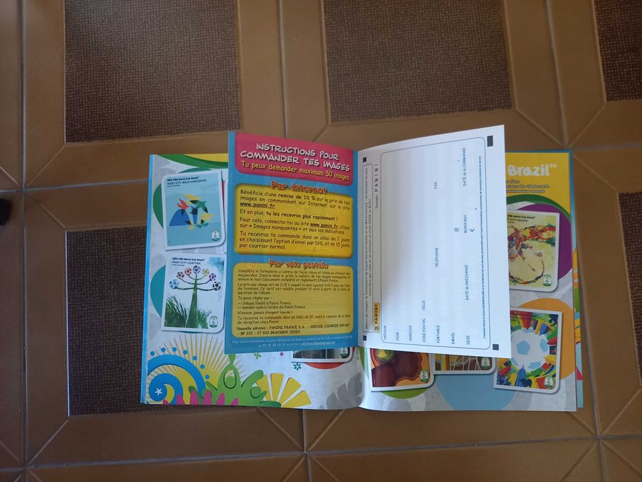 Caderneta vazia Brasil 2014