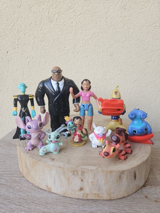 Lilo & Stitch Figures Lot - McDonald's 2002 + Disney + Experiments