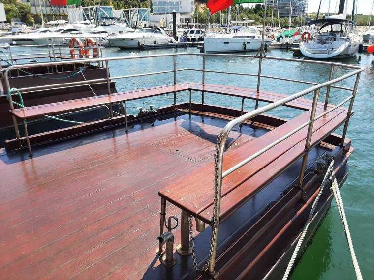 Embarcação histórica de Trafego Local - 1961 - Flôr do Gás