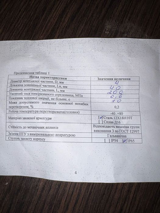 Датчик температуры ТСПУ-002