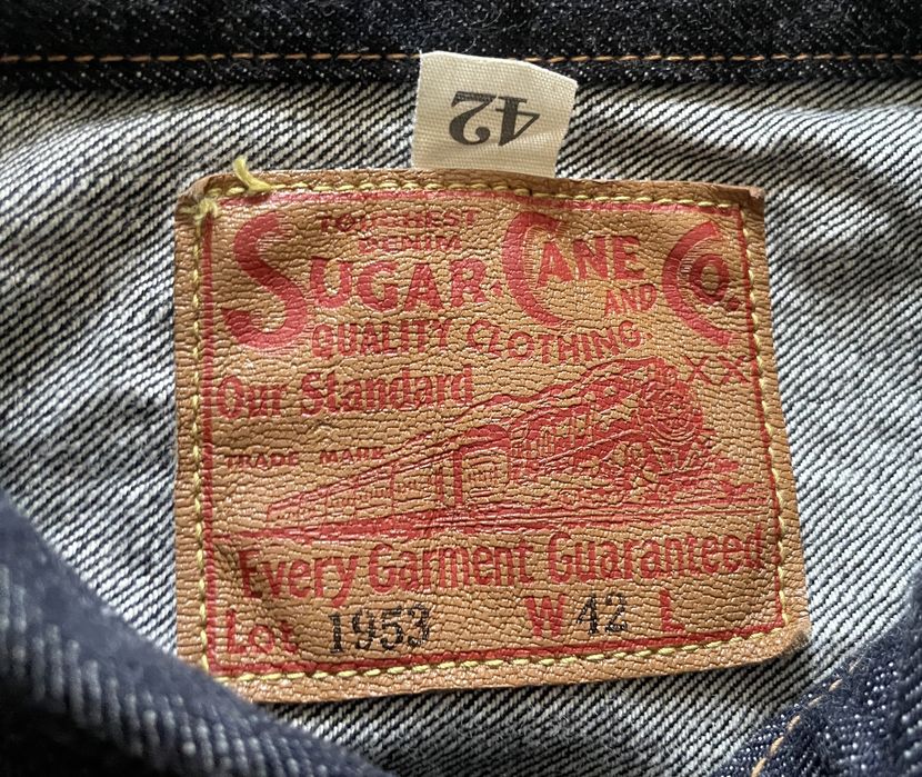 Sugar Cane 1953 selvedge джинсовая куртка 42