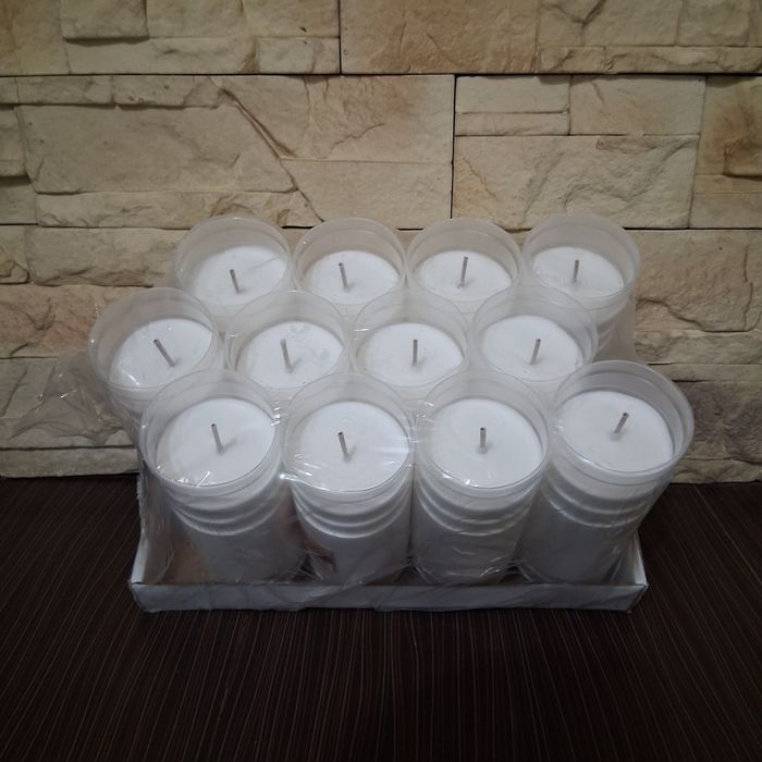 12x 5dniowy wkład parafinowy całoroczny 18cm