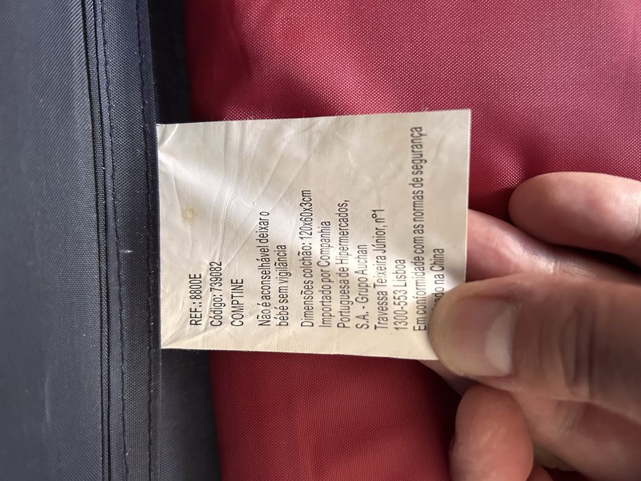 Cama de Viagem Bebé Comptine com Colchão e Bolsa – Bom Estado