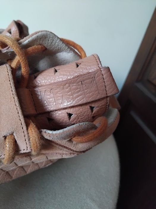 Sapatilhas patrick mohr k1x castanho/laranja