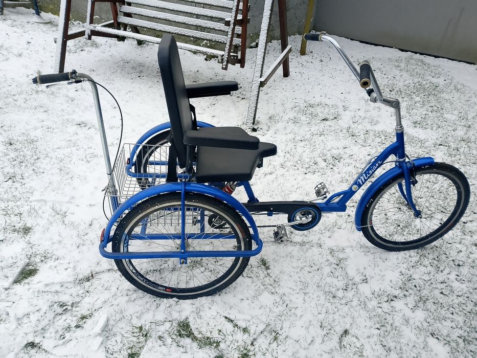 Rower Misiarz rehabilitacyjny   trzykołowy składany