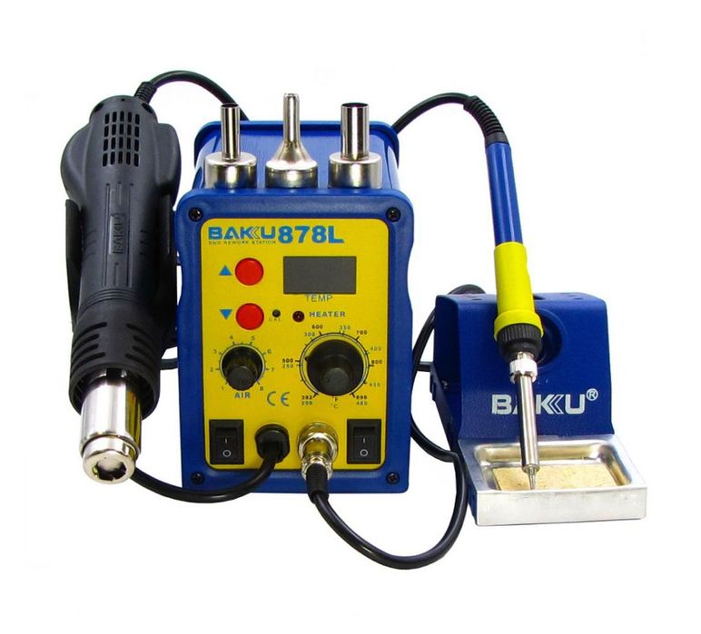 Паяльна станціяBK878L  фен паяльник цифрова індикація