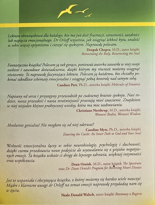 Psychologia. Wolność emocjonalna Orloff Judith Bestseller *PROMOCJA