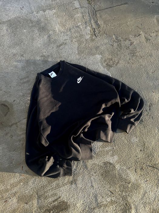 Czarna bluza crewneck Nike Vintage 90s y2k