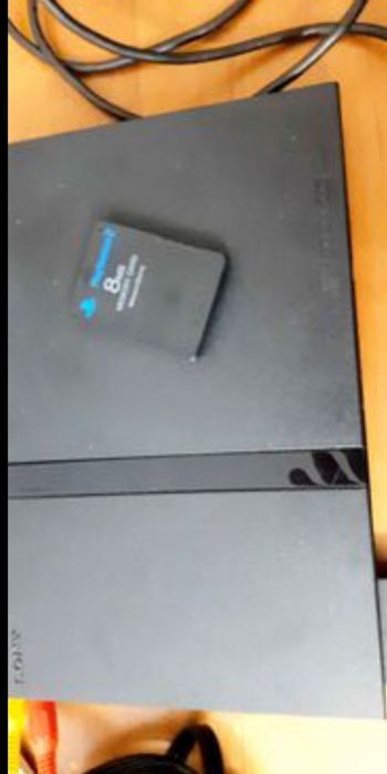 PS2  PlayStation 2 com cartão jogos comando