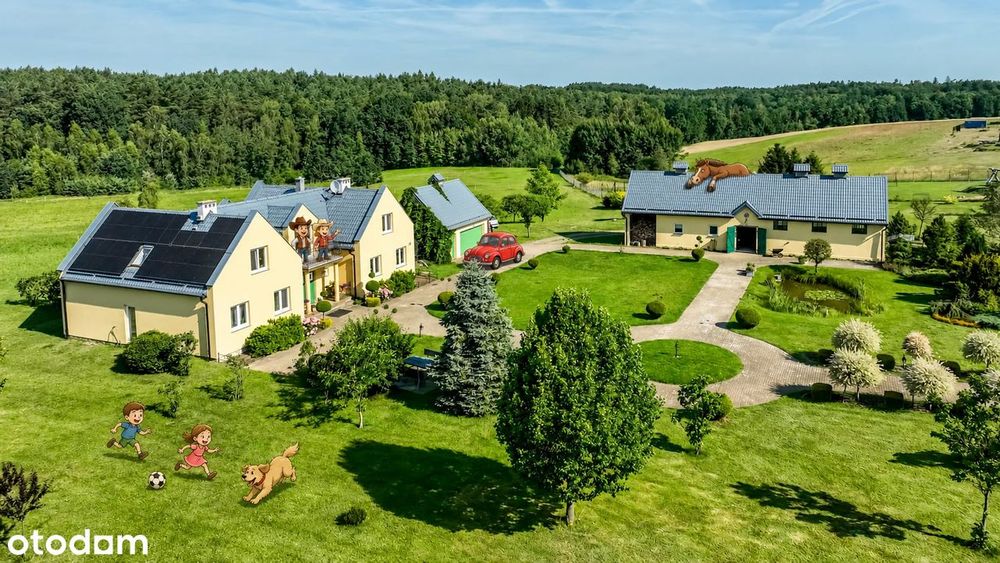 Wyjątkowy dom ze stajnią na wsi blisko Trójmiasta