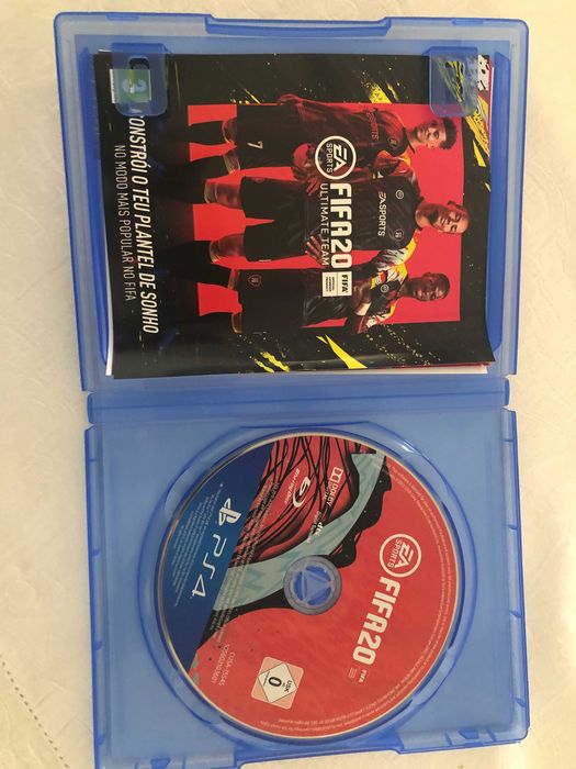 Jogo PS4 FIFA20 em estado como novo.