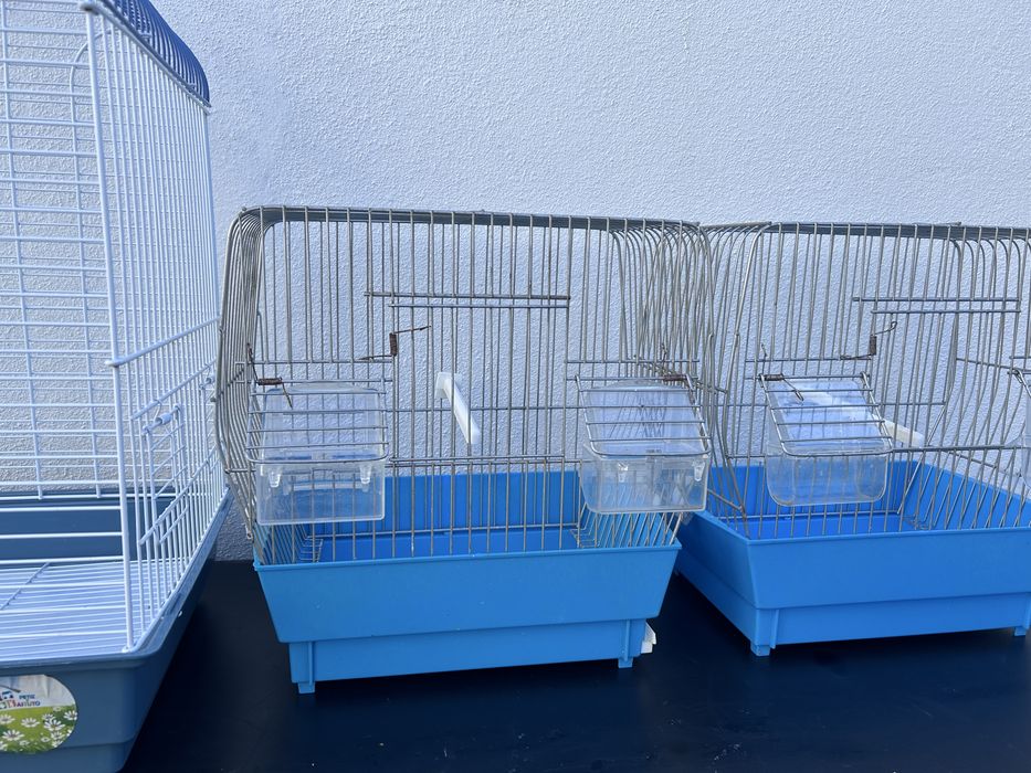 Gaiolas zincadas como novas