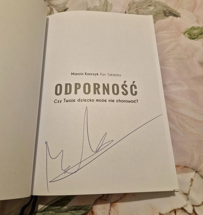 Odporność z AUTOGRAFEM pan tabletka Korczyk Chorzy ze stresu psychosom