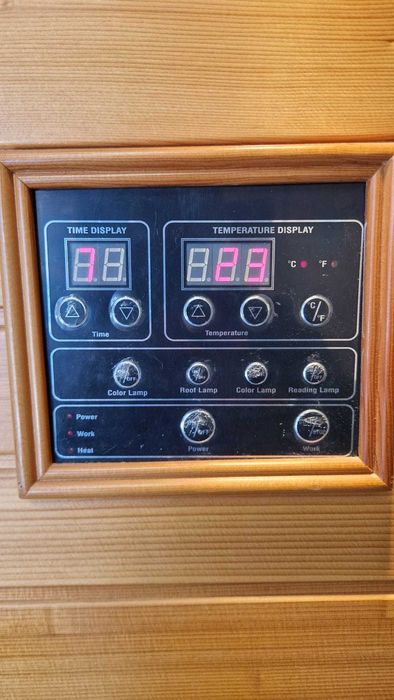 Sauna infra red infrared podczerwień narożna 2os kabina grzewcza