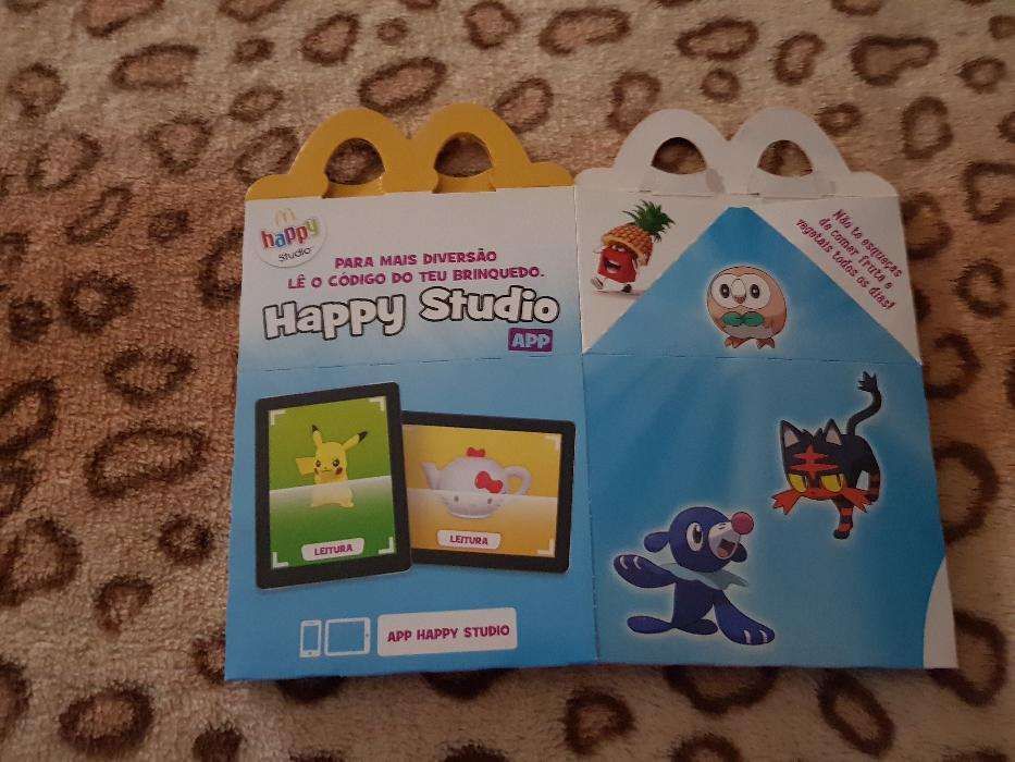 Caixas mcdonalds : adventure time / cantar / hello kitty / pokemon