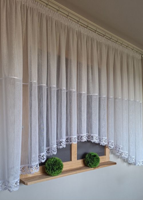 Firanka luk z gipiurą śliczna  PROMOCJA