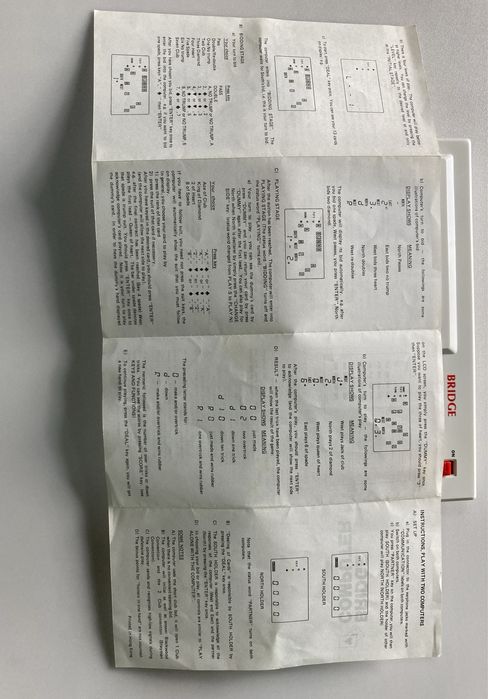 Bridge Computer BG2 retro gra w brydża