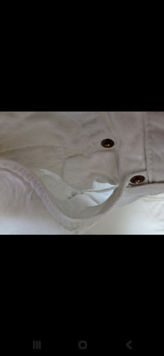 Spodnie białe 3/4 Zara