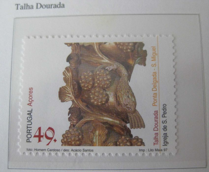 1997 - Série nº 2409/12 - Talha Dourada Açores