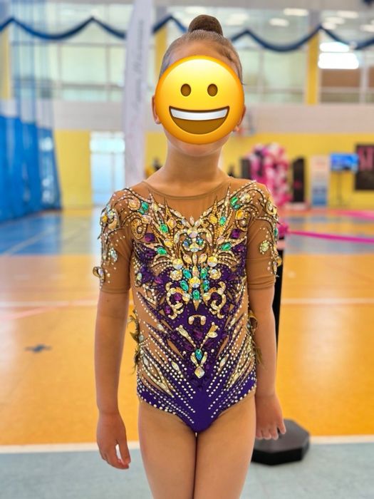 Strój do gimnastyki artystycznej 116-120cm