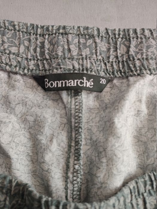 Bonmarche wzorzyste spodenki luźne duży rozmiar 48