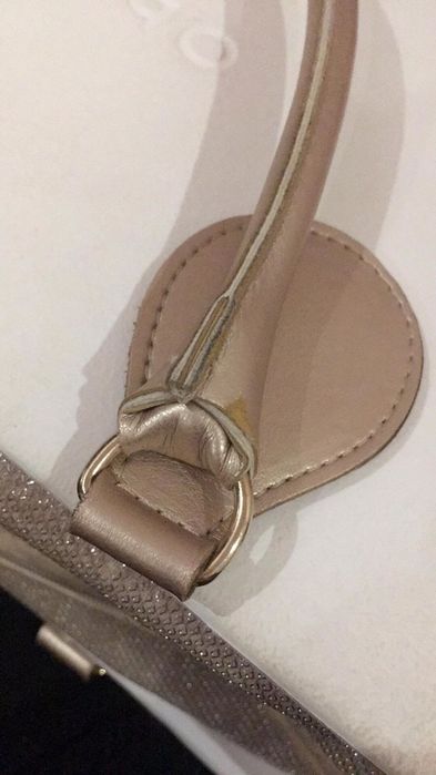 OBAG szampańskie złote uchwyty micro tubolare i organizer Nomi mini