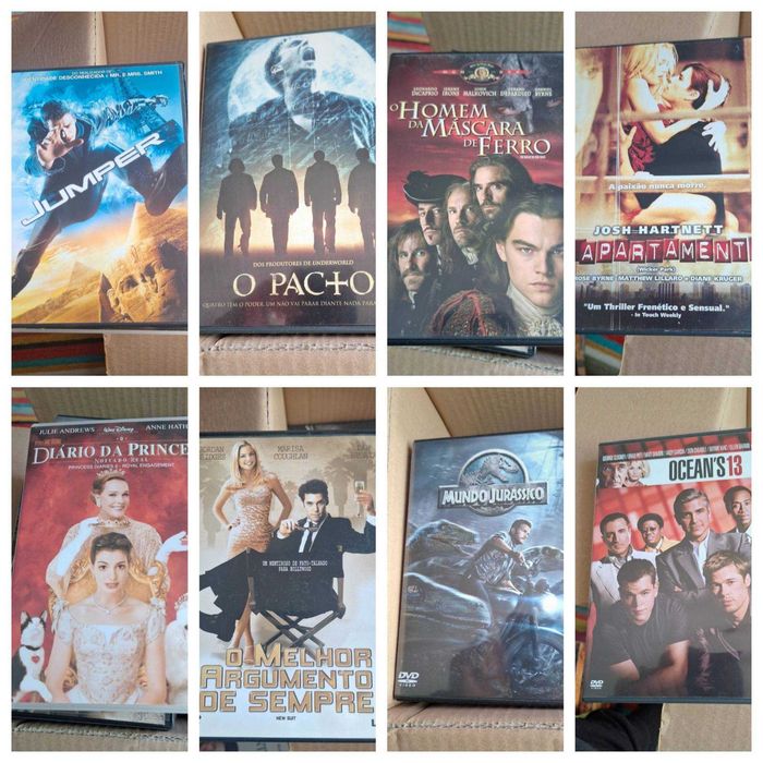DVDS Variados, de diversos géneros, em bom estado
