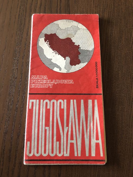 Mapa Jugosławii stara