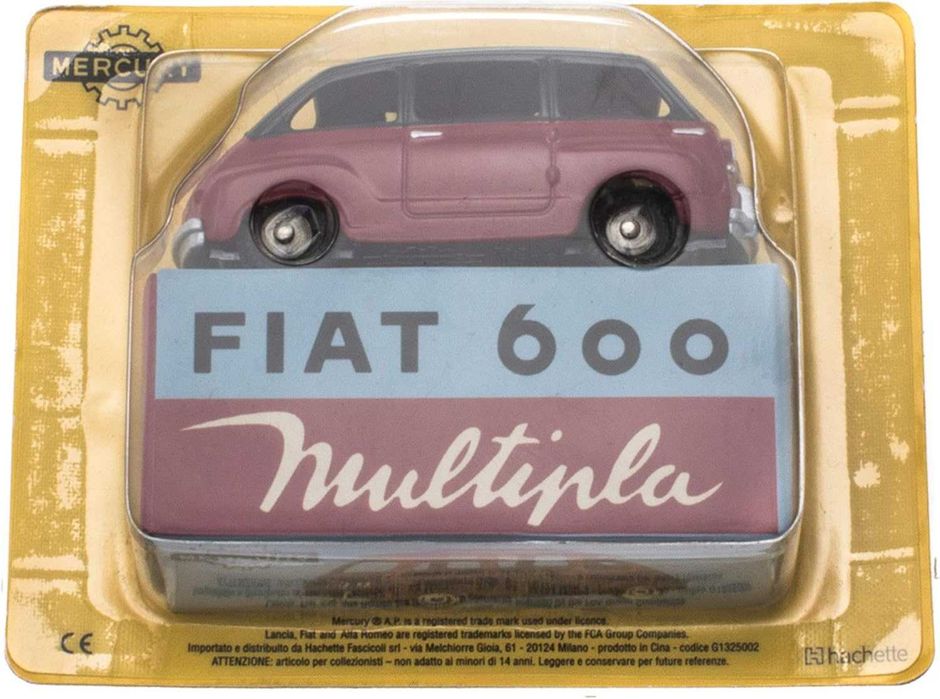 Mercury Fiat 600 Multipla Hachette 1-48 novo em caixa fechada
