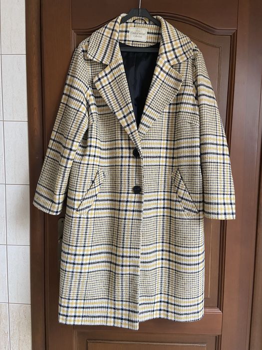 Plaszcz damski w kratkę Outerwear