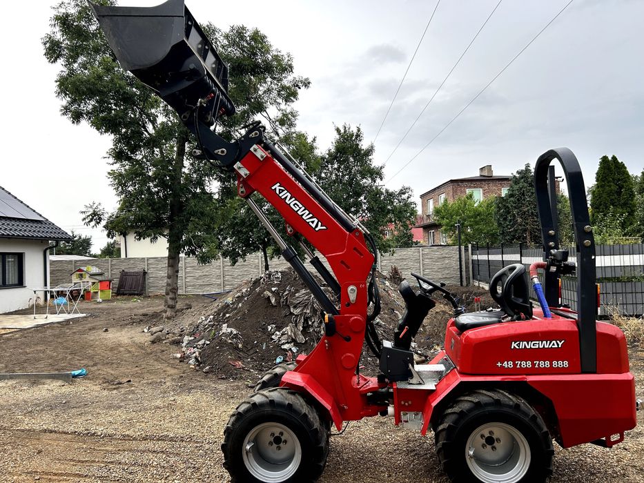 Wynajem Ładowarka Kołowa Przegubowa 4x4 z teleskopem Kingway H180T