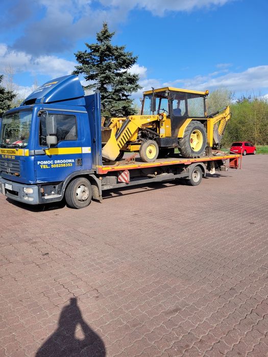 Transport maszyn  kombajny koparki nienormatywnych