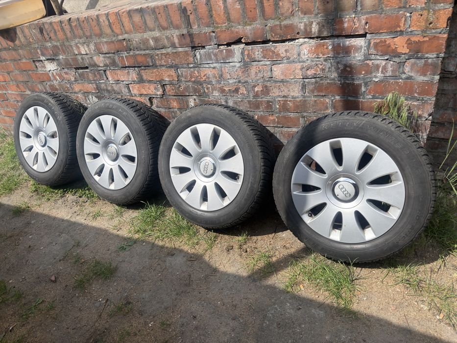 Koła alufelgi alusy audi 5x112 57,1 16cali zimowe zima vw skoda 205/60R16 a6 a4 a3
