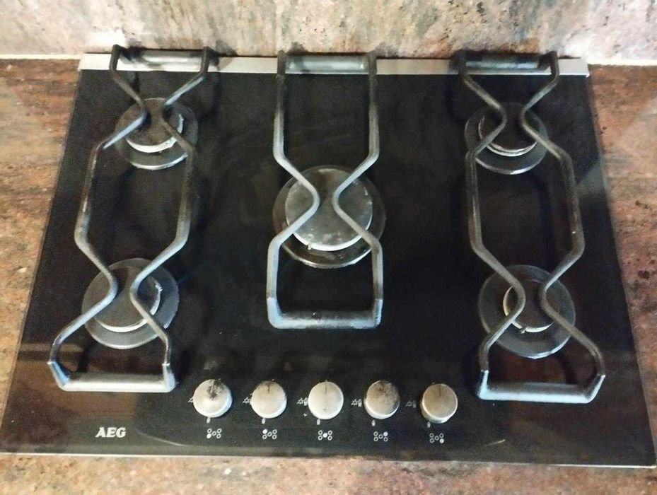 Placa de Vitrocerâmica a Gás AEG (5 bicos)