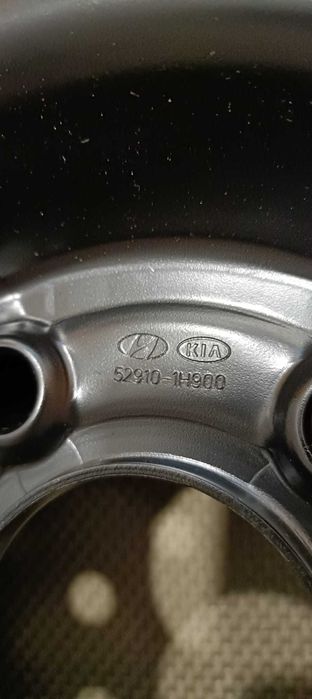 Roda pneu suplente 125/80R15 - Hyundai, Kia, Mitsubishi, Mazda
