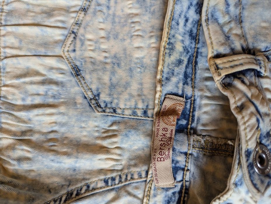 Spodenki z wysokim stanem high waisted danim jeans shorts y2k