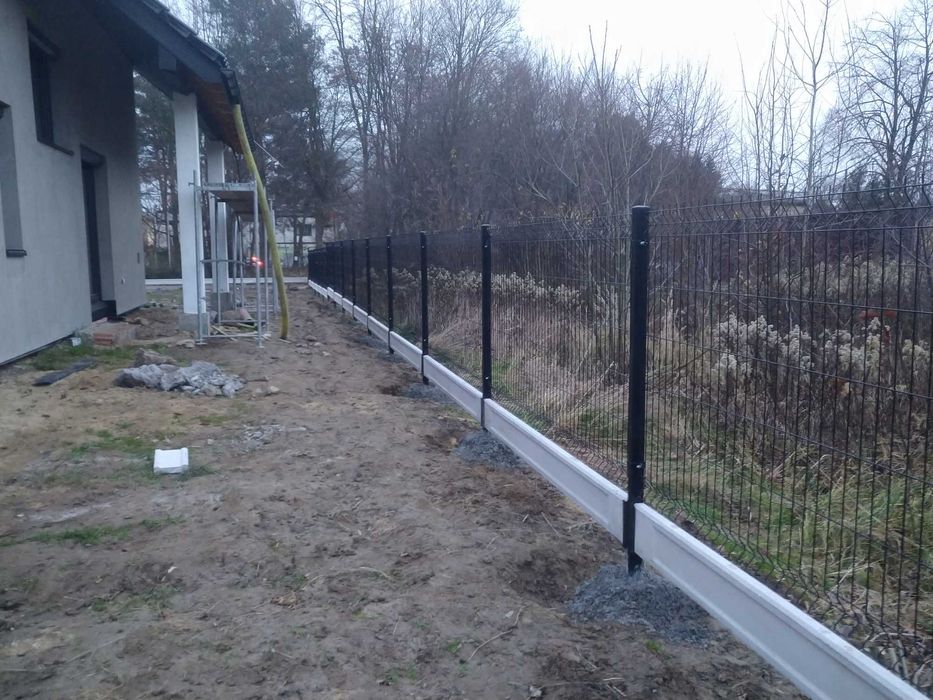 Kompletne Ogrodzenie Panelowe 153cm fi 4mm